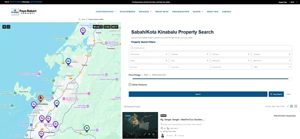 Faye Robert Property Search